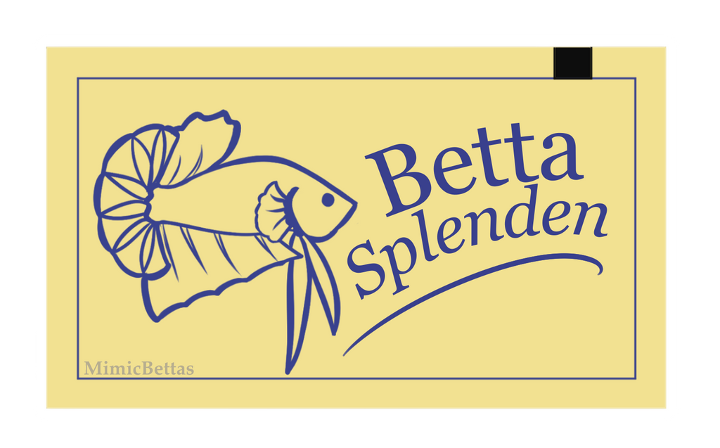 Betta Splenden Sugar Packet Sticker
